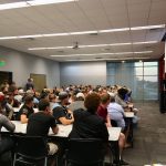 AWS Mobile Section Chairman, Jody Heusmann, welcomes members and guests to 9/12/2019 Section Meeting