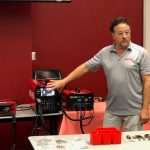 Stud welding demo with Nelson Stud Welding