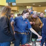 Students take to time visit vendor booths when not in contest.