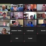 Screenshot of those in attendance for the Puget Sound Olympic Section's 5/14 online meeting.