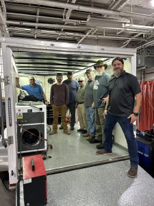 From right to left: Chris Klingler, Carl Spitzer, Graden Blankenship, Ron Rogillio, JC Osborne, Eric Leftwich and Brad Charles